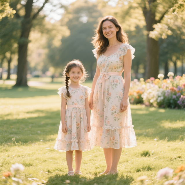 Хит сезона – family look для мамы и дочки
