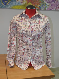 Пошив женских рубашек в Ростове-на-Дону, готовые изделия из цветных и однотонных хлопковых тканей